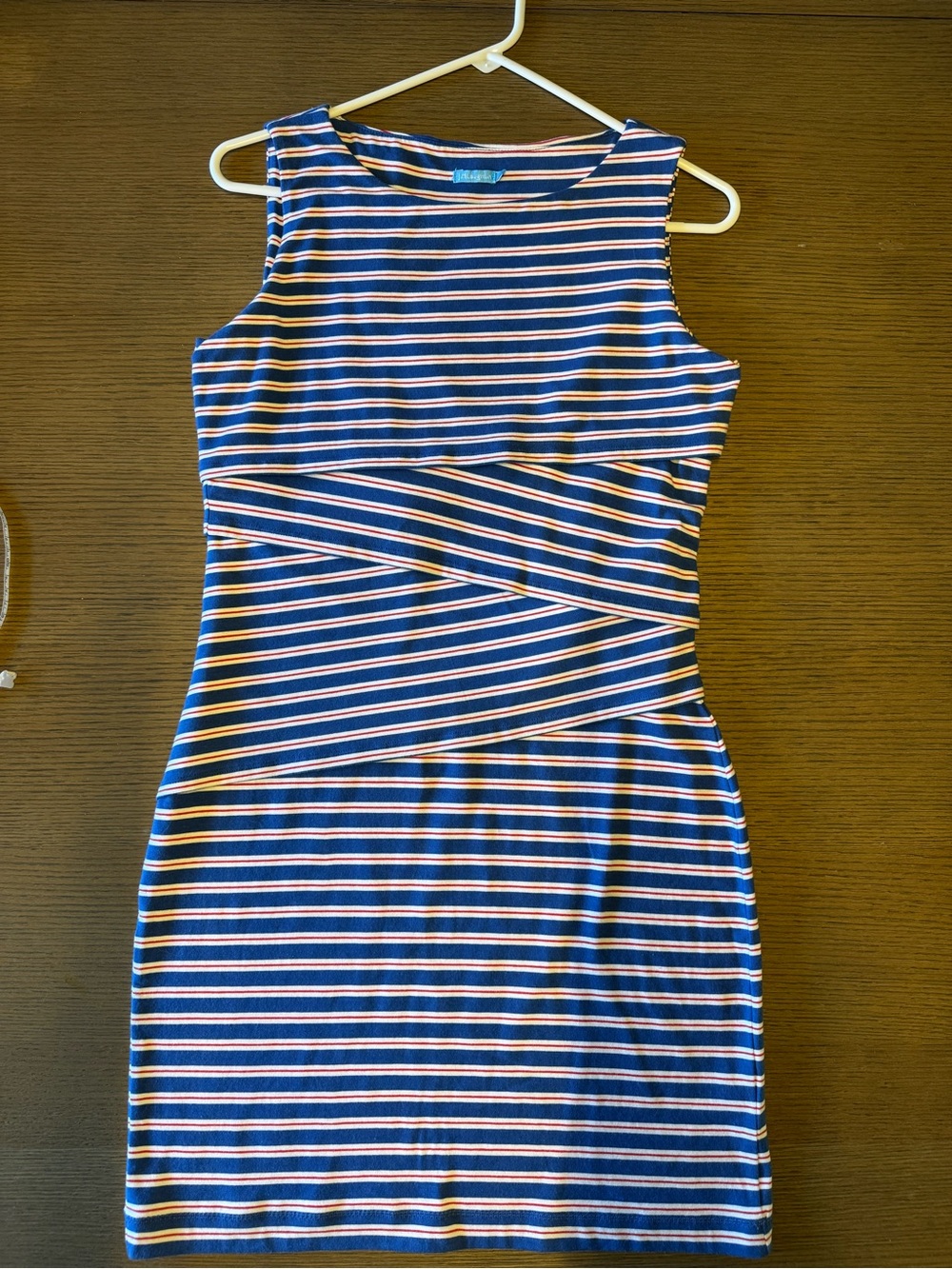 Soft July 4th Midi Sheath Dress 🇺🇸